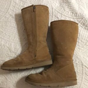 Uggs tall zip boots